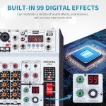 SIKUING 6-Channel Professional DJ Audio Mixer
