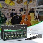 Aveek Mini 6 Channel Low-Noise Audio Mixer