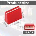 16 Red Fader Caps for Pioneer DJ Mixers