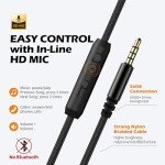 Ailihen C8 Foldable Wired Headphones with Mic