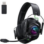 Krysenix KGH2 Wireless Gaming Headset - Black