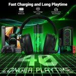 Krysenix KGH2 Wireless Gaming Headset - Black
