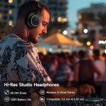 Wireless Over-Ear DJ Headphones with 100 Hours Playtime