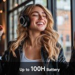 Wireless Over-Ear DJ Headphones with 100 Hours Playtime