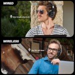 WorWoder Wireless Over-Ear Headphones with Deep Bass