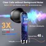 Bluetooth 5.4 Wireless Earbuds with ENC Mic