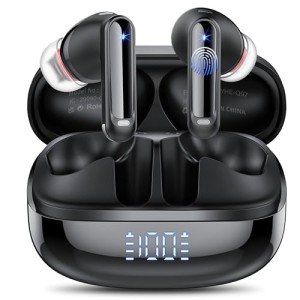 Bluetooth 5.4 Wireless Earbuds with Noise Cancelling