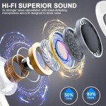 Bluetooth 5.3 Wireless Earbuds with Noise Cancelling
