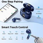 Wireless Bluetooth 5.4 Noise Cancelling Earbuds