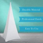 White Tripod Speaker Stand Covers for DJs (2pcs)