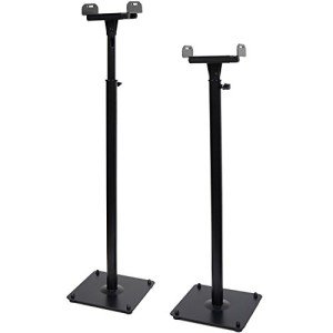 Adjustable Height DJ Speaker Stand Mount - 26.5" to 47