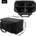 LED Par DJ Light Carrying Bag with Double Zipper