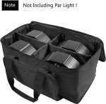 LED Par DJ Light Carrying Bag with Double Zipper