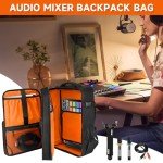 DJ Equipment Mixer Travel Case with Multi-Pockets