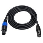 Halokny 3m Speakon to XLR Audio Cable