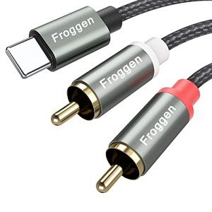 RCA Splitter Cable for iPhone to Stereo Audio