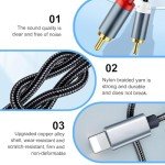 RCA Aux Cable for iPhone, iPad, iPod