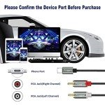 RCA Splitter Cable for iPhone to Stereo Audio