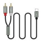 RCA Splitter Cable for iPhone to Stereo Audio