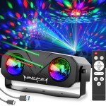 Sound Activated Disco Lights with Rotating Ball
