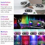 Sound Activated Disco Lights with Rotating Ball