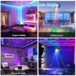 ALLWIN DJ Lights with Music Control & Remote