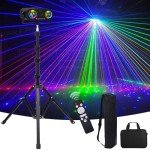 5-in-1 LED DJ Disco Light with Tripod