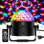 Gobikey 360° Sound Activated Portable Disco Lights