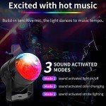 2-Pack Remote Control Sound Activated Party Lights