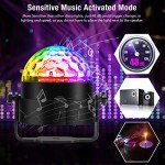 Gobikey 360° Sound Activated Portable Disco Lights
