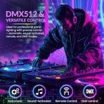 BrightWish RGBW 27-Beam DMX Disco Light Effects