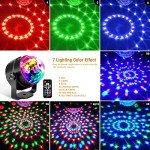 Gobikey 360° Sound Activated Portable Disco Lights