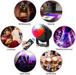 2-Pack Remote Control Sound Activated Party Lights