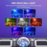 Ehaho 6-in-1 Sound-Activated DJ Lights with Stand