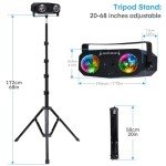 5-in-1 LED DJ Disco Light with Tripod