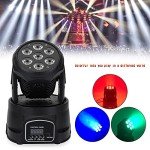 2-Pack RGBW 70W DJ Moving Head Lights