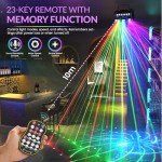 BrightWish RGBW 27-Beam DMX Disco Light Effects