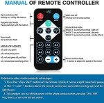 2-Pack Remote Control Sound Activated Party Lights