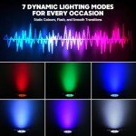 BrightWish 2 Pack LED Disco Party Lights