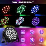 BrightWish 2 Pack LED Disco Party Lights