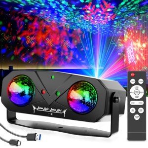 Sound-Activated Disco Ball Party Lights
