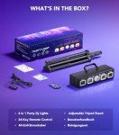 Ehaho 6-in-1 Sound-Activated DJ Lights with Stand