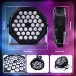 BrightWish 2 Pack LED Disco Party Lights