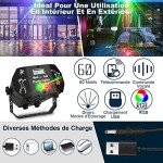 Nauotk DJ Disco Party Light with 60 RGB Modes