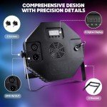 BrightWish 2 Pack LED Disco Party Lights