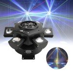 10-Head RGBW Disco Lights with DMX Control