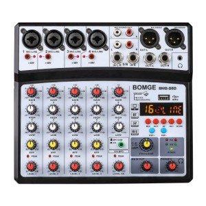 Professional 6 Channel Digital DJ Mixer