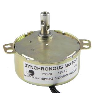 CHANCS 12V AC Synchronous Motor for Turntables
