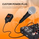 D Debra V4 4-Channel DJ Mixer with Bluetooth