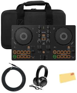 Pioneer DJ DDJ-FLX2 Compact 2-Channel Controller Bundle